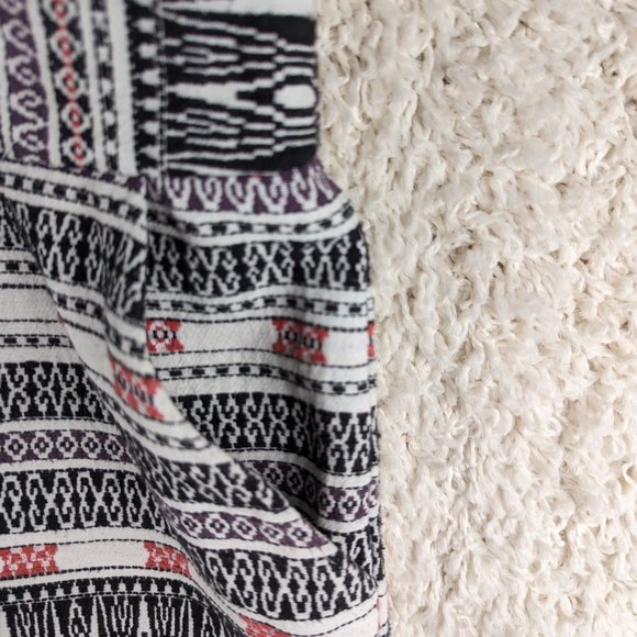 Dalia* Women's Multicolor BOHO 4 Pocket Hidden Closure High Waist Shorts~ Size 8 - Picture 5 of 12